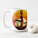 Search for woman silhouette mugs Sunset
