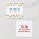 Search for retired business cards Humour