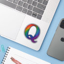 Search for alphabet q stickers Initial