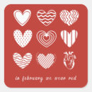 Search for heart disease awareness stickers Wear red