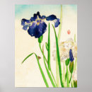 Search for vintage japanese flower posters Blue
