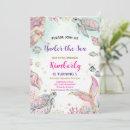 Search for mermaid pink invitations Summer