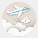 Search for airplane party stickers Birthday