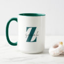 Search for stylish letters mugs Elegant