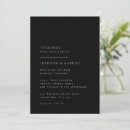 Search for budget friendly wedding invitations Black and white