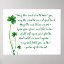 Search for irish blessing posters May the road rise