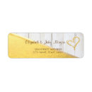 Search for wood heart return address labels For her