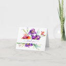 Search for purple iris cards Watercolor