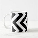 Search for black and white chevron mugs Modern