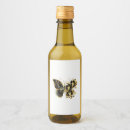 Search for butterfly wine labels Gold