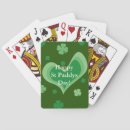 Search for shamrock playing cards Happy
