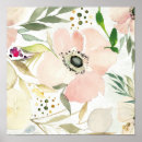 Search for white floral pattern posters Pink
