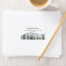 Search for winter woodland return address labels Mountains