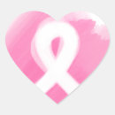 Search for breast cancer heart stickers Awareness