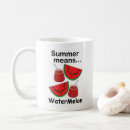 Search for watermelon party mugs Tropical