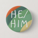 Search for he him pronoun badges Rainbow