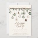 Search for nature christmas invitations Cute watercolor design