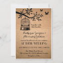 Search for brown paper invitations Bride
