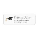 Search for graduate return address labels Elegant