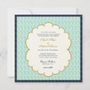 Search for aqua and gold wedding invitations Classy