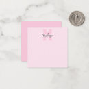 Search for monogram square note cards Initial