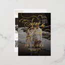 Search for foil save the dates White and gold