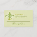 Search for beautiful appointment cards Massage therapist