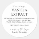Search for vanilla extract product labels Ingredients