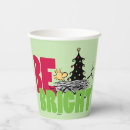 Search for woodstock paper cups Snoopy holiday