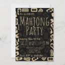Search for mahjong invitations Mah jongg