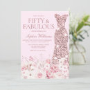Search for floral birthday invitations Pink