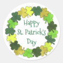 Search for shamrock wreath stickers St patrick's day