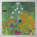 Search for vintage garden posters Gustav klimt