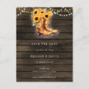 Search for cowboy boot save the dates Ranch
