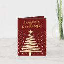 Search for tree business christmas cards Red