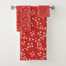 Search for red white christmas bath towels Festive