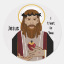 Search for jesus i trust in you stickers Catholic