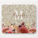 Search for modern monogram mousepads Glam