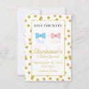 Search for gender reveal save the dates Baby shower