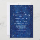 Search for stars engagement party invitations Celestial