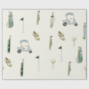 Search for golf wrapping paper Green