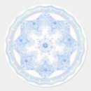 Search for ice blue snowflakes stickers White