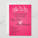 Search for pink bike invitations Elegant