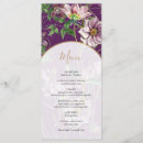 Search for purple and gold menus Rustic