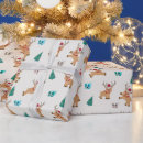 Search for cute reindeer wrapping paper Xmas