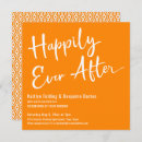 Search for orange and white invitations Typography