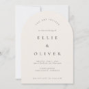 Search for cream white wedding invitations Minimalist