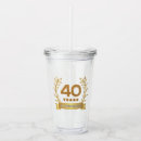 Search for 40th birthday tumblers Simple