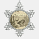 Search for vintage deer christmas tree decorations Woods