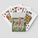 Search for large print playing cards Family crest